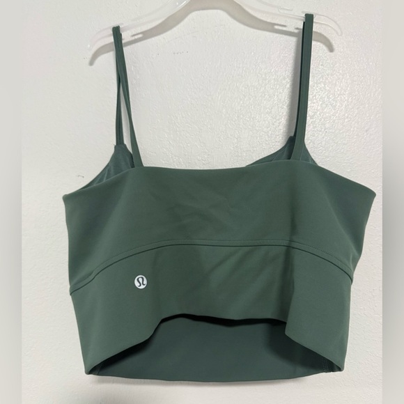 Lululemon Wunder Train Strappy Tank Top in Medium Forest Sz 8 - Picture 5 of 7